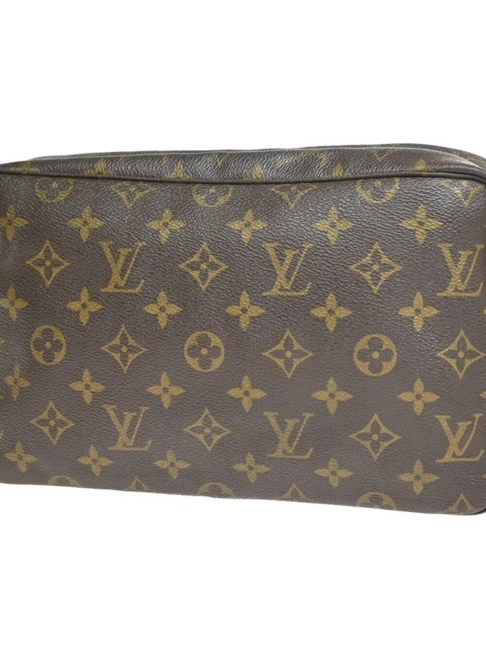 LOUIS VUITTON Trousse Toilette 28 Pouch Hand Bag Monogram Brown M47522 65YJ543